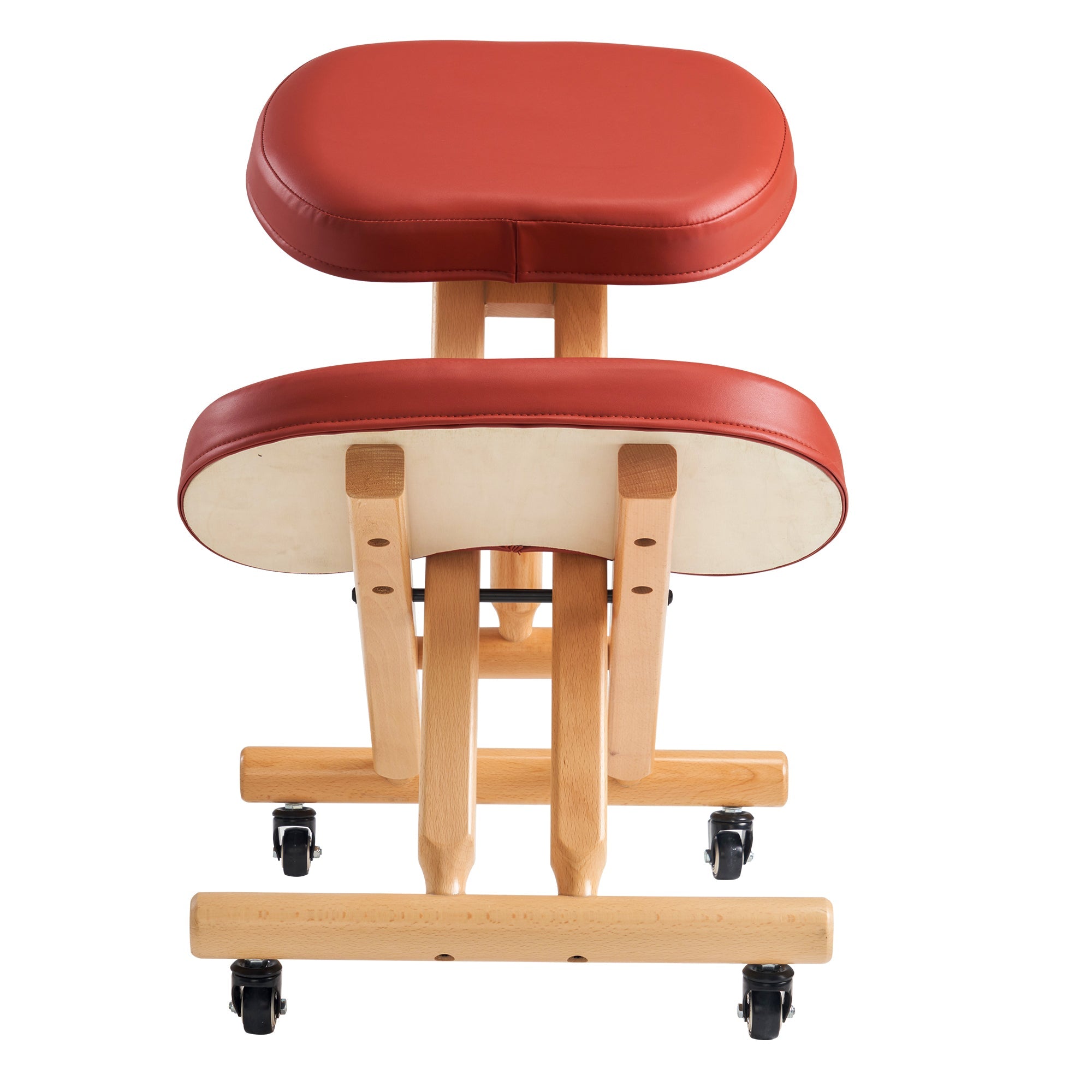 Master Massage Ergonomic Wooden Foldable Kneeling Chair for Office –Wood Folding Posture Chair for Home-Posture Correction Stool-Improve Your Posture