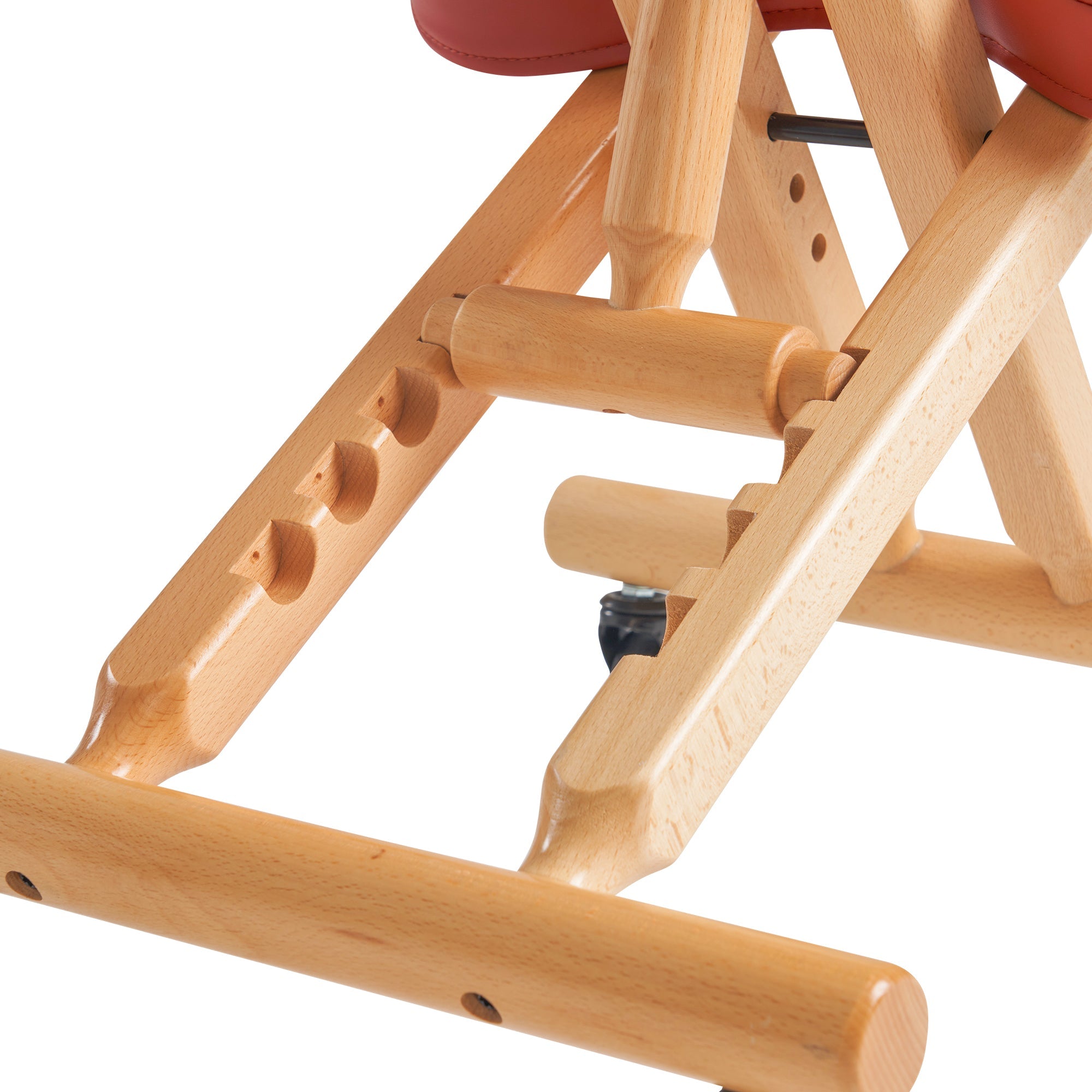 Master Massage Ergonomic Wooden Foldable Kneeling Chair for Office –Wood Folding Posture Chair for Home-Posture Correction Stool-Improve Your Posture