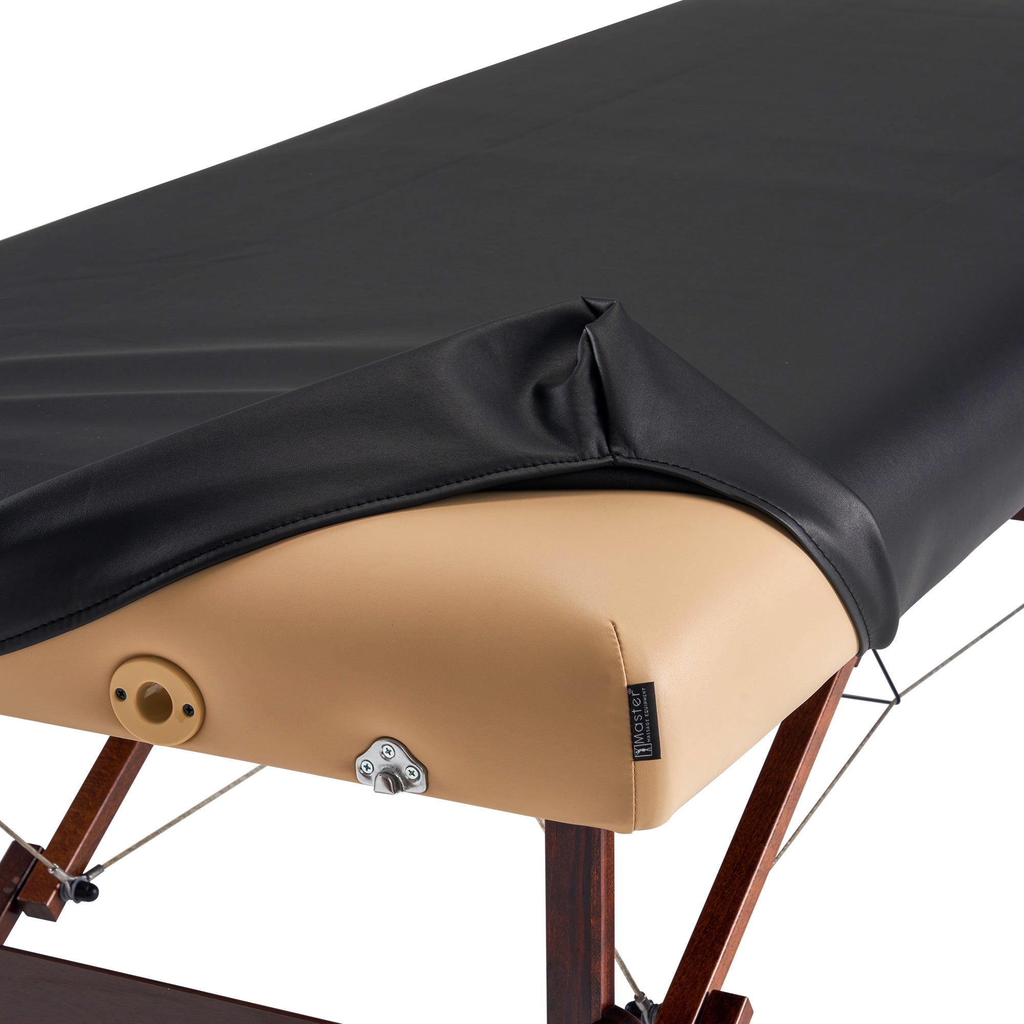 Master Massage Universal Fabric Fitted PU Vinyl Leather Ultra-Durable Protection Cover Sheet for Massage Tables, Royal Blue