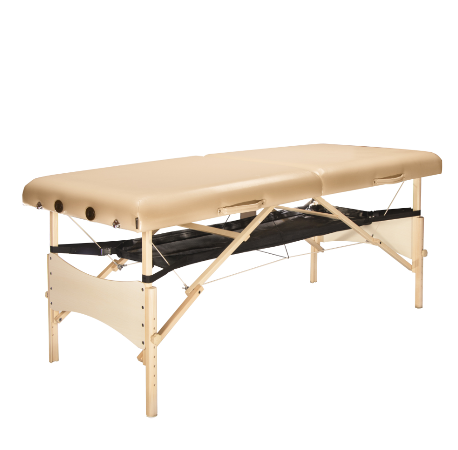 Master Massage Hammock, Porta Shelf, Wood-Frame Portable Massage Table Storage Shelf for Bolsters, Cushions, Sheets & Accessories (table not included)