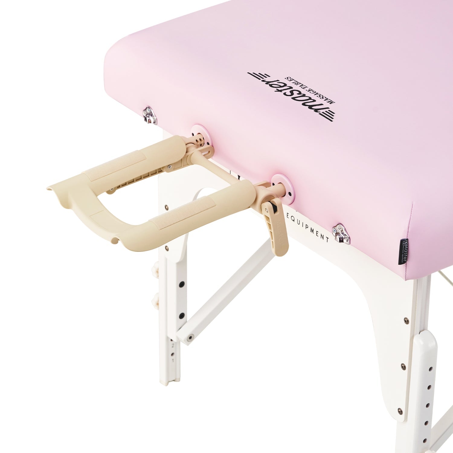 Master Massage 31" Extra Wide Montclair Pro Memory Foam Portable Massage Table Package with Reiki - Crystal Rose