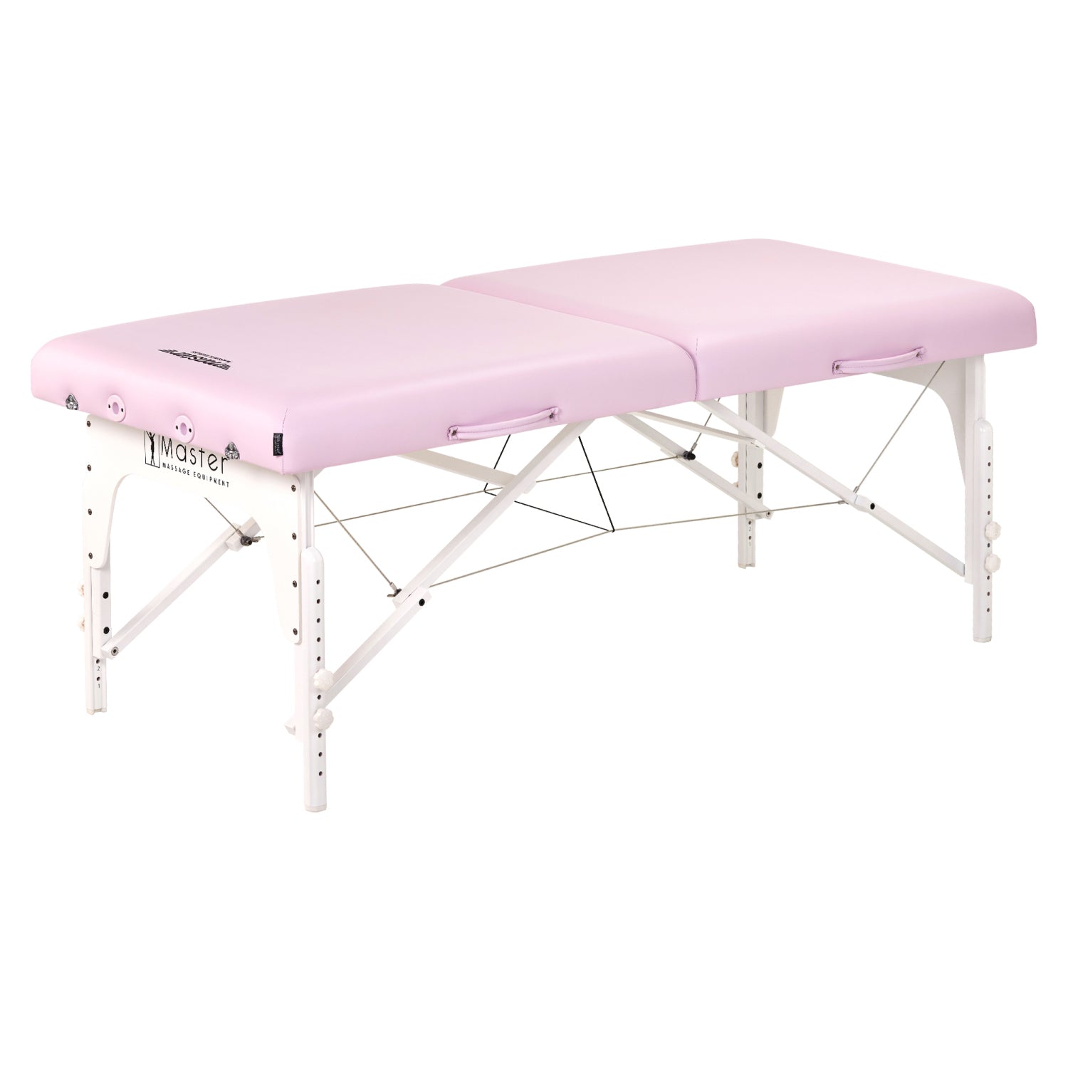 Master Massage 31" Extra Wide Montclair Pro Memory Foam Portable Massage Table Package with Reiki - Crystal Rose