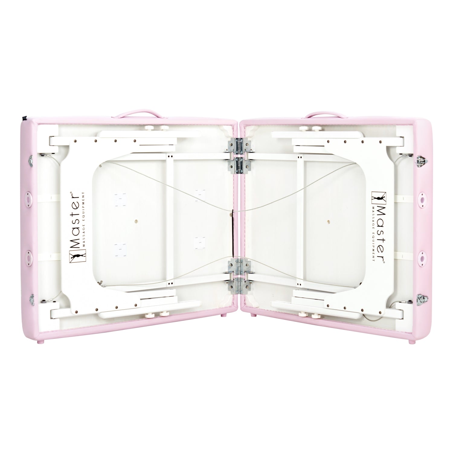Master Massage 31" Extra Wide Montclair Pro Memory Foam Portable Massage Table Package with Reiki - Crystal Rose