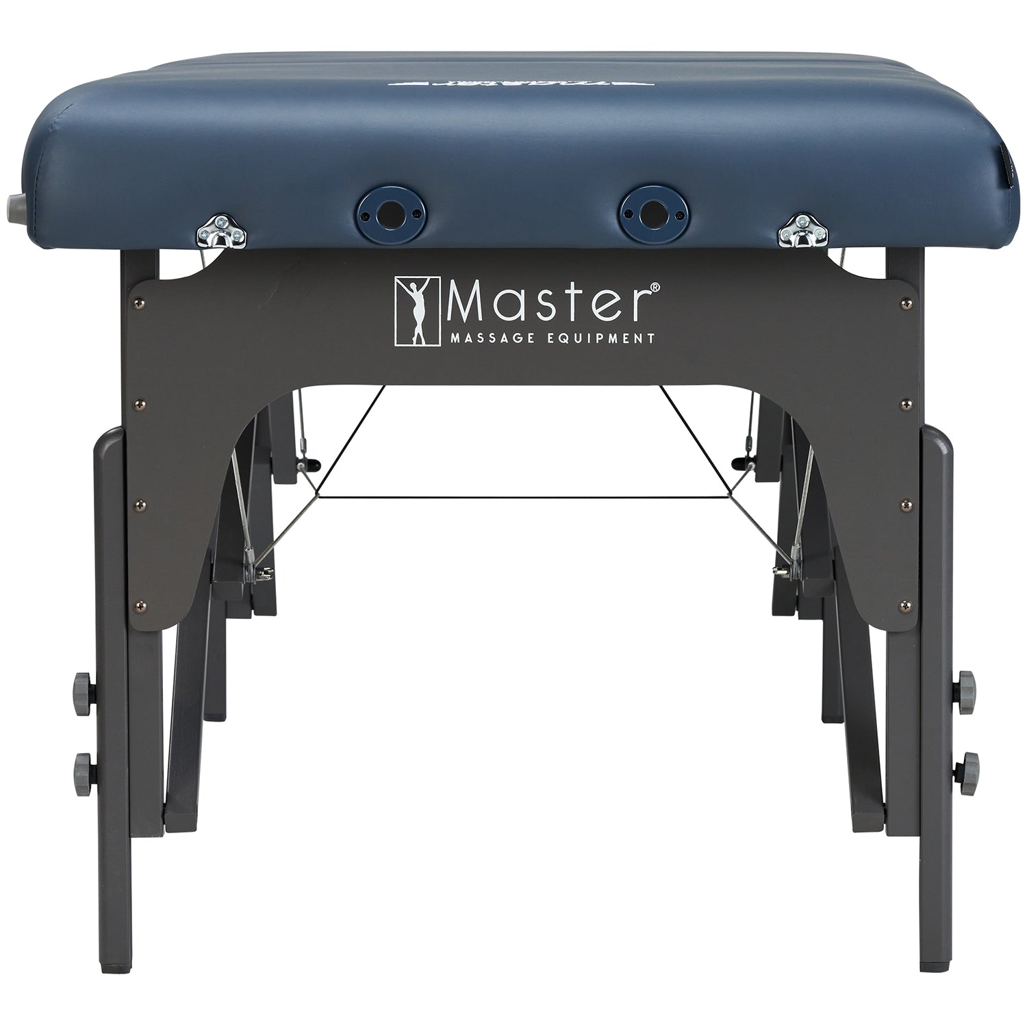Master Massage 31" Extra Wide Montclair Pro Memory Foam Portable Massage Table Package with Reiki - Royal Blue