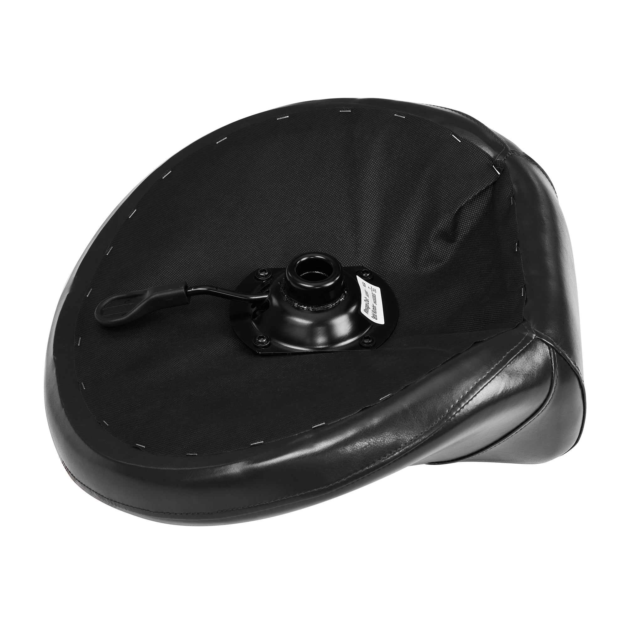 Master Massage Ergonomic Swivel Saddle Stool, Posture Chair with a Durable Pneumatic Hydraulic Lift (Sleek Black Color)
