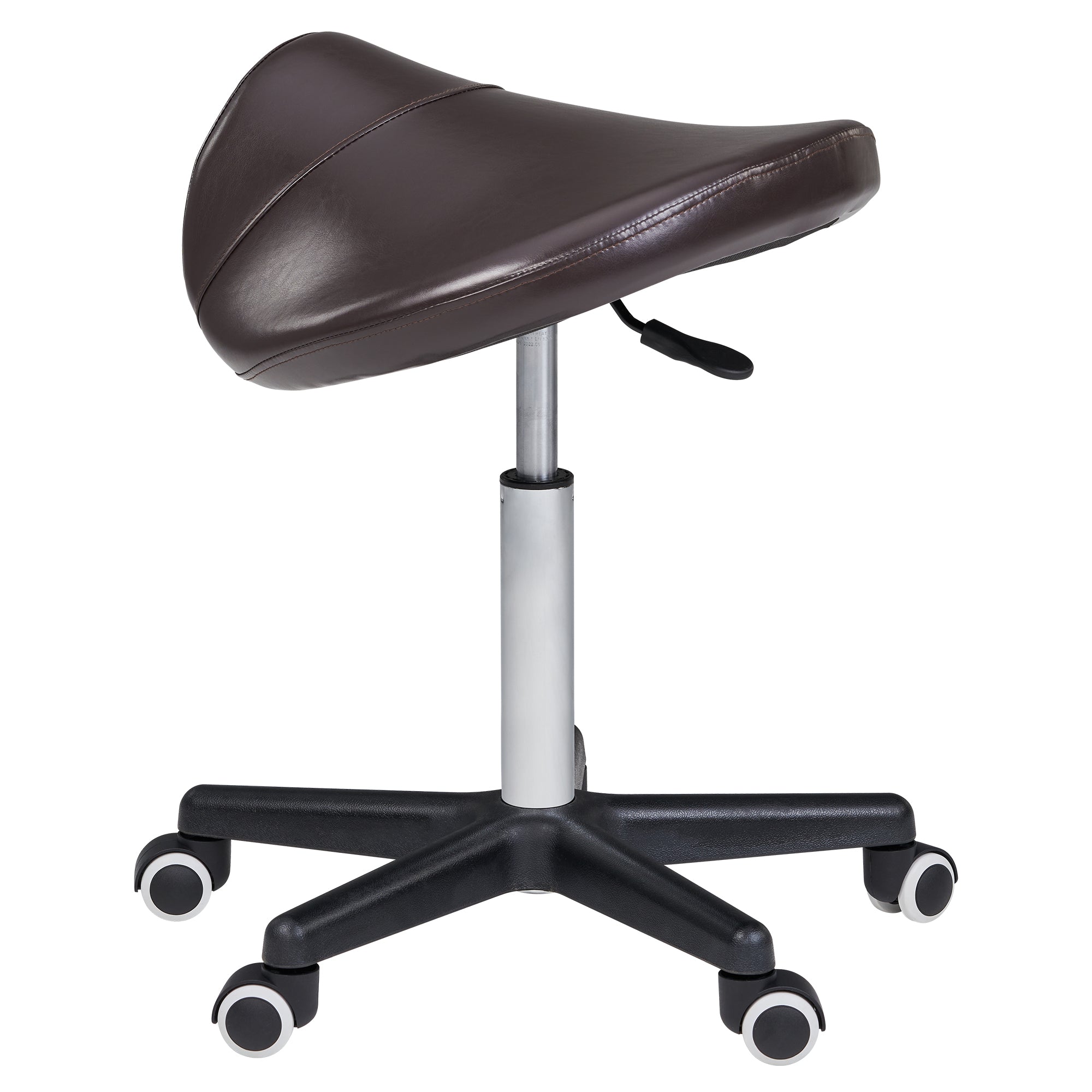 Master Massage Ergonomic Swivel Saddle Stool, Posture Chair with a Durable Pneumatic Hydraulic Lift (Rich Coffee Color)