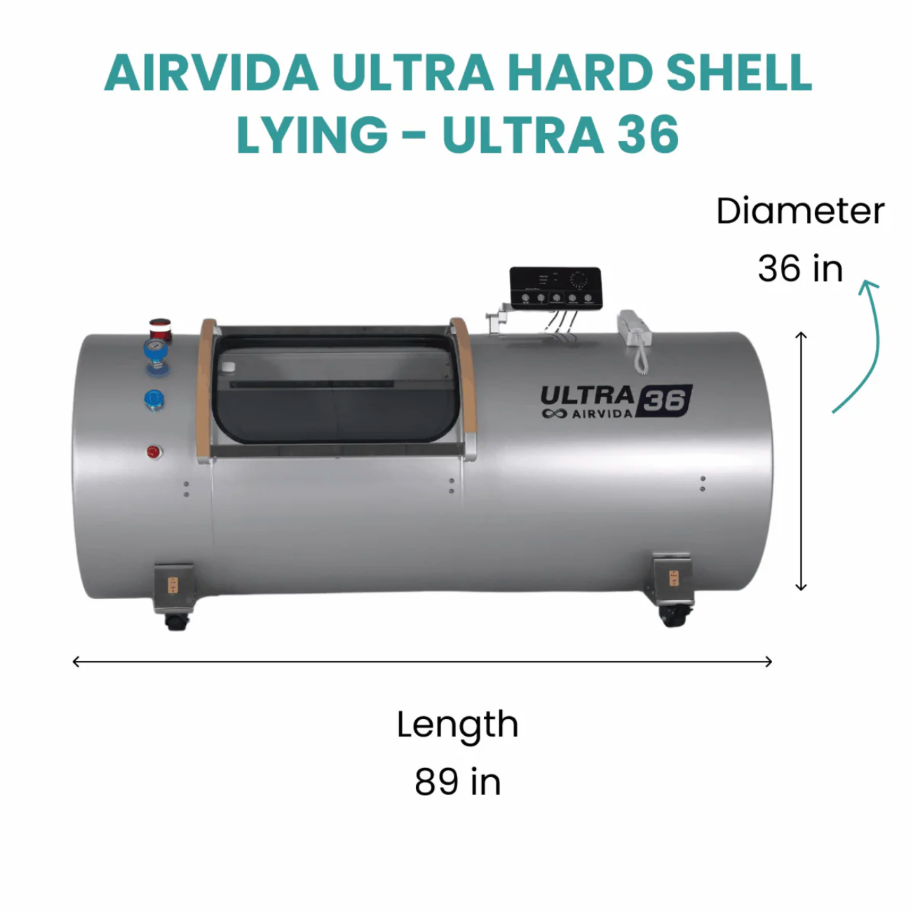 2.0 ATA Stainless Steel Laying Hyperbaric Chamber With 1.3 / 1.5 / 1.7 / 2.0 ATA