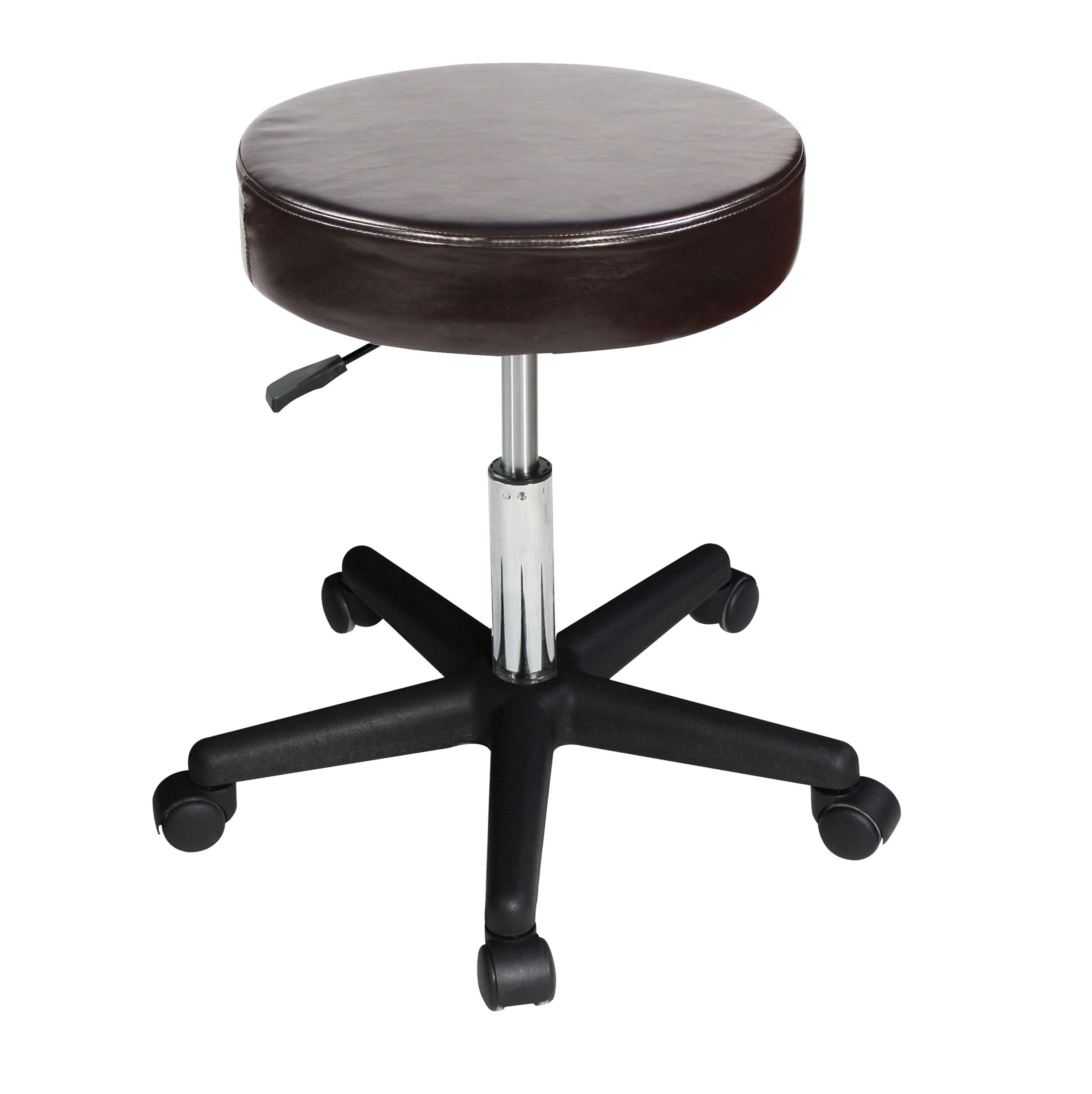 Master Massage Beauty Rolling Swivel Hydraulic Massage Stool Black Color