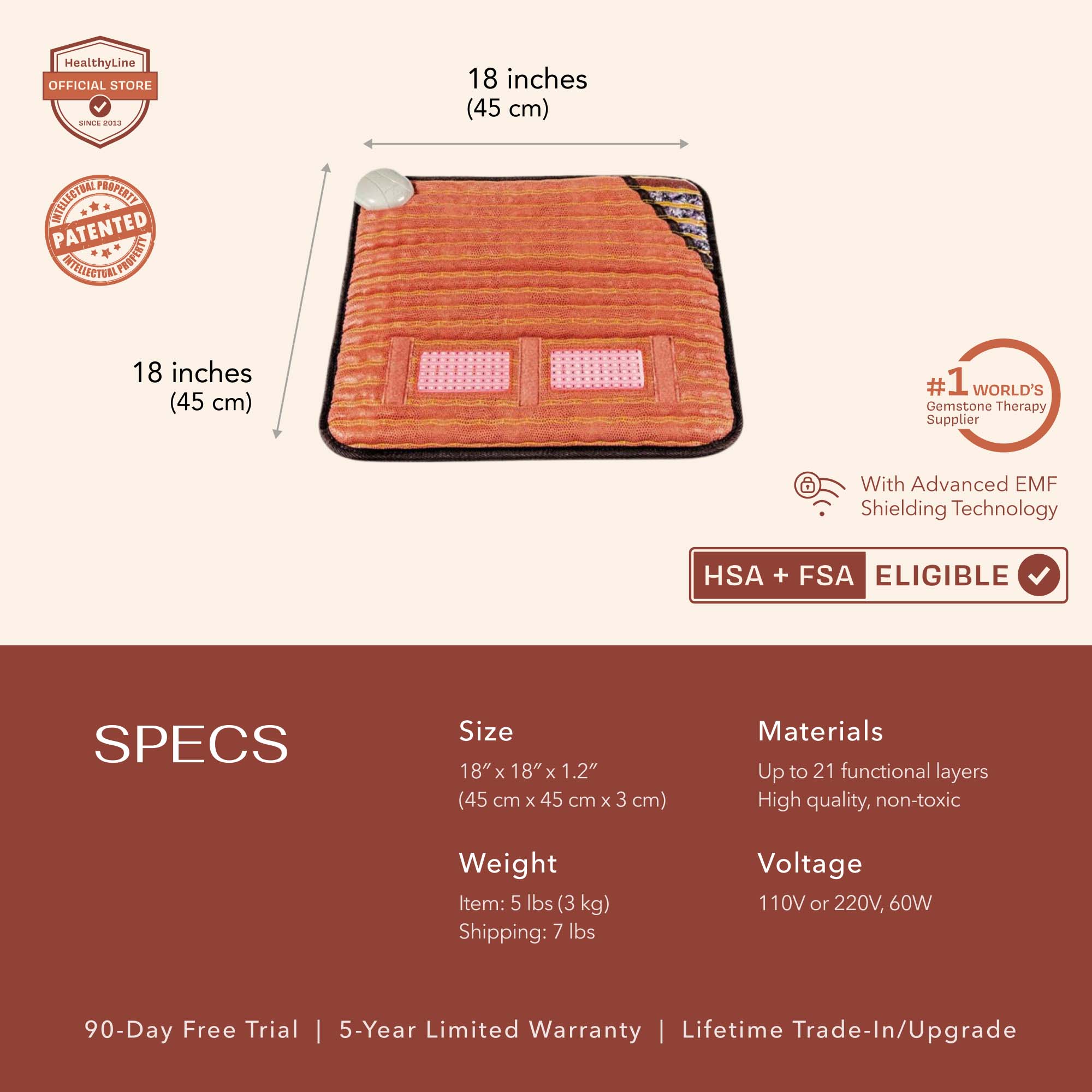 The TAO Series | PEMF Infrared Heating Mats