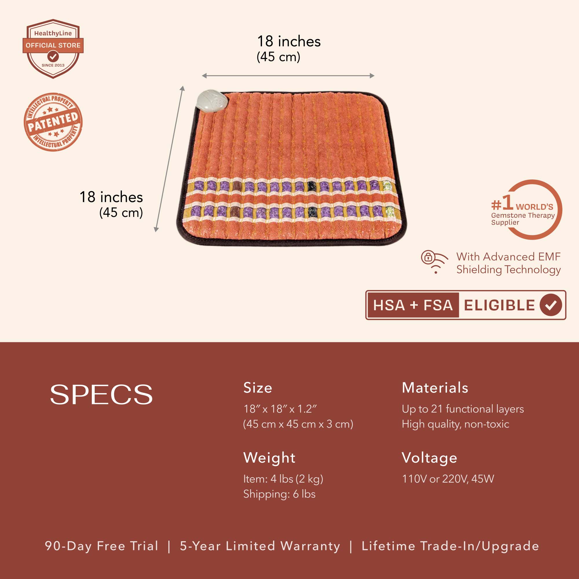 The TAO Series | PEMF Infrared Heating Mats