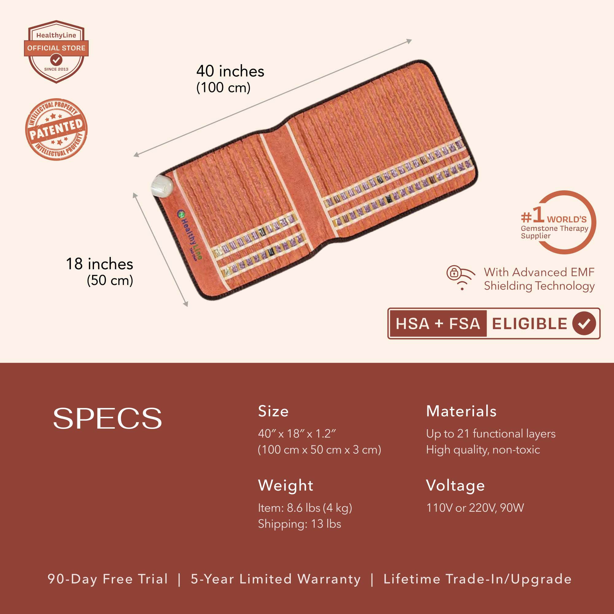 The TAO Series | PEMF Infrared Heating Mats