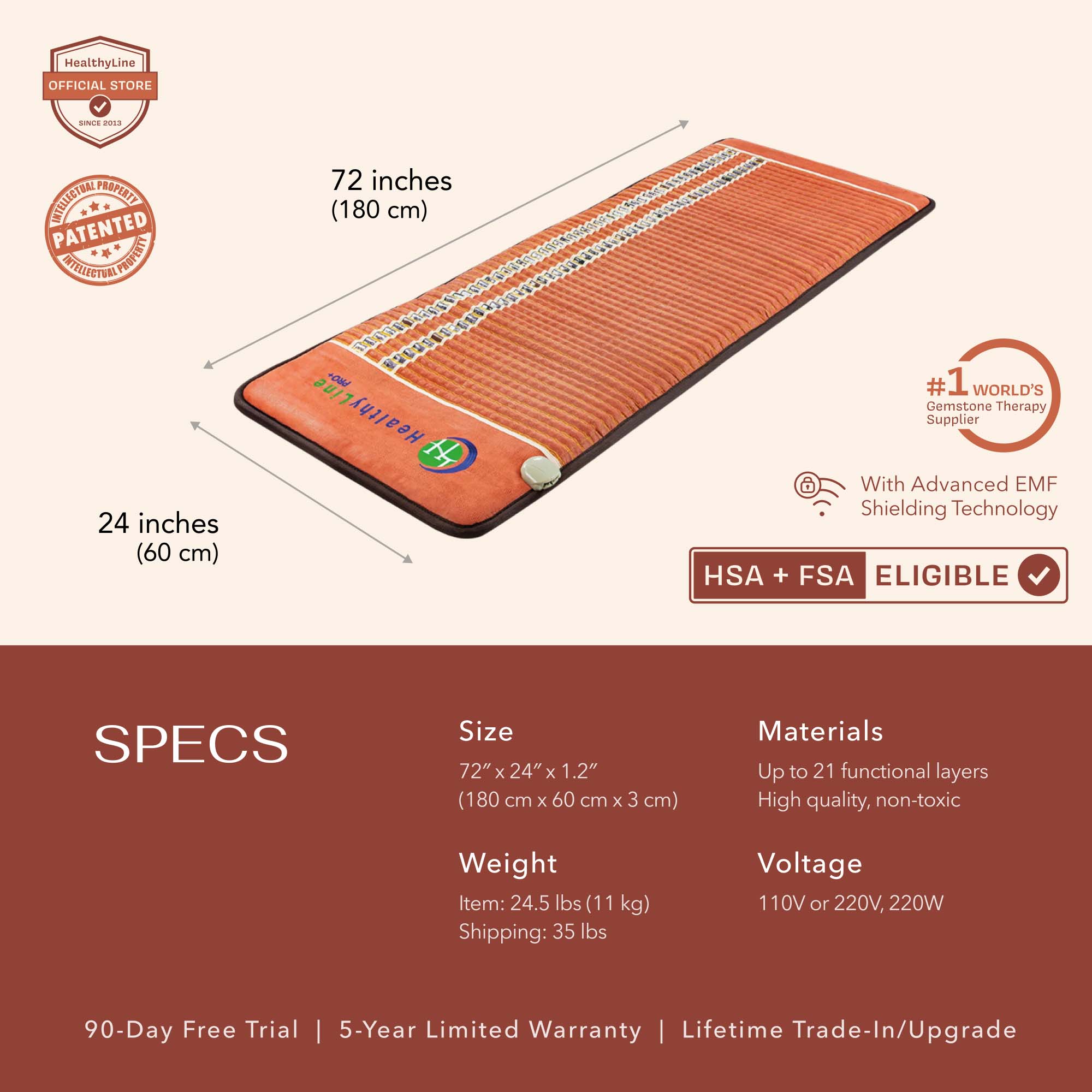The TAO Series | PEMF Infrared Heating Mats