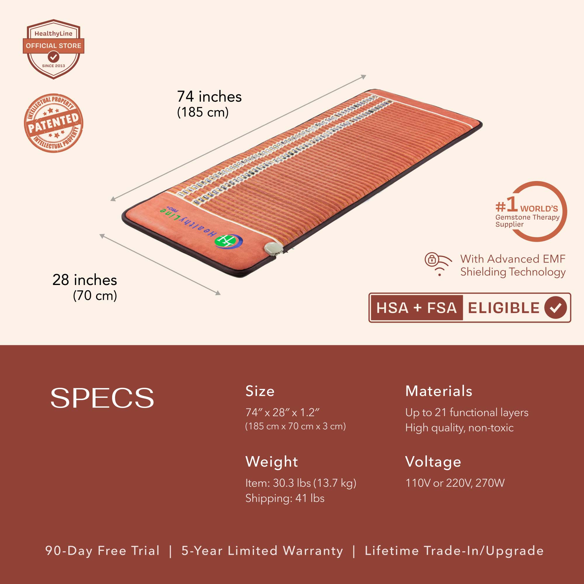 The TAO Series | PEMF Infrared Heating Mats