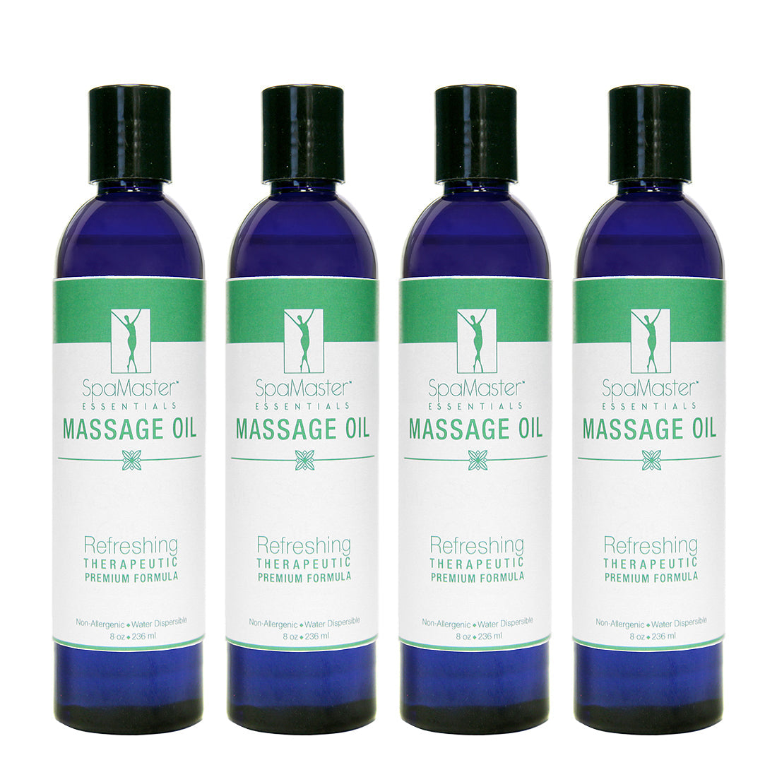 Master Massage - Organic & Unscented Water-Soluble Blend Massage Oil - Choose from 7 Sizes & Quantity Options!
