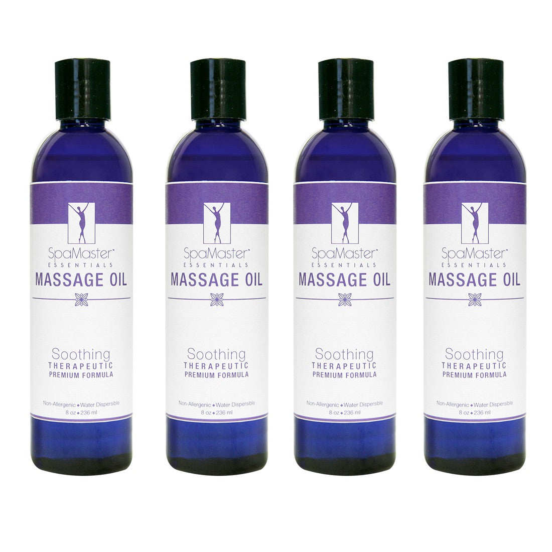 Master Massage - Organic & Unscented Water-Soluble Blend Massage Oil - Choose from 7 Sizes & Quantity Options!