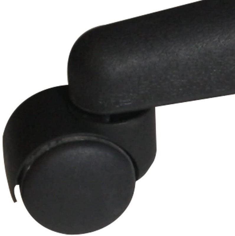MT Massage Pneumatic Swivel/Rolling Massage Stool Black