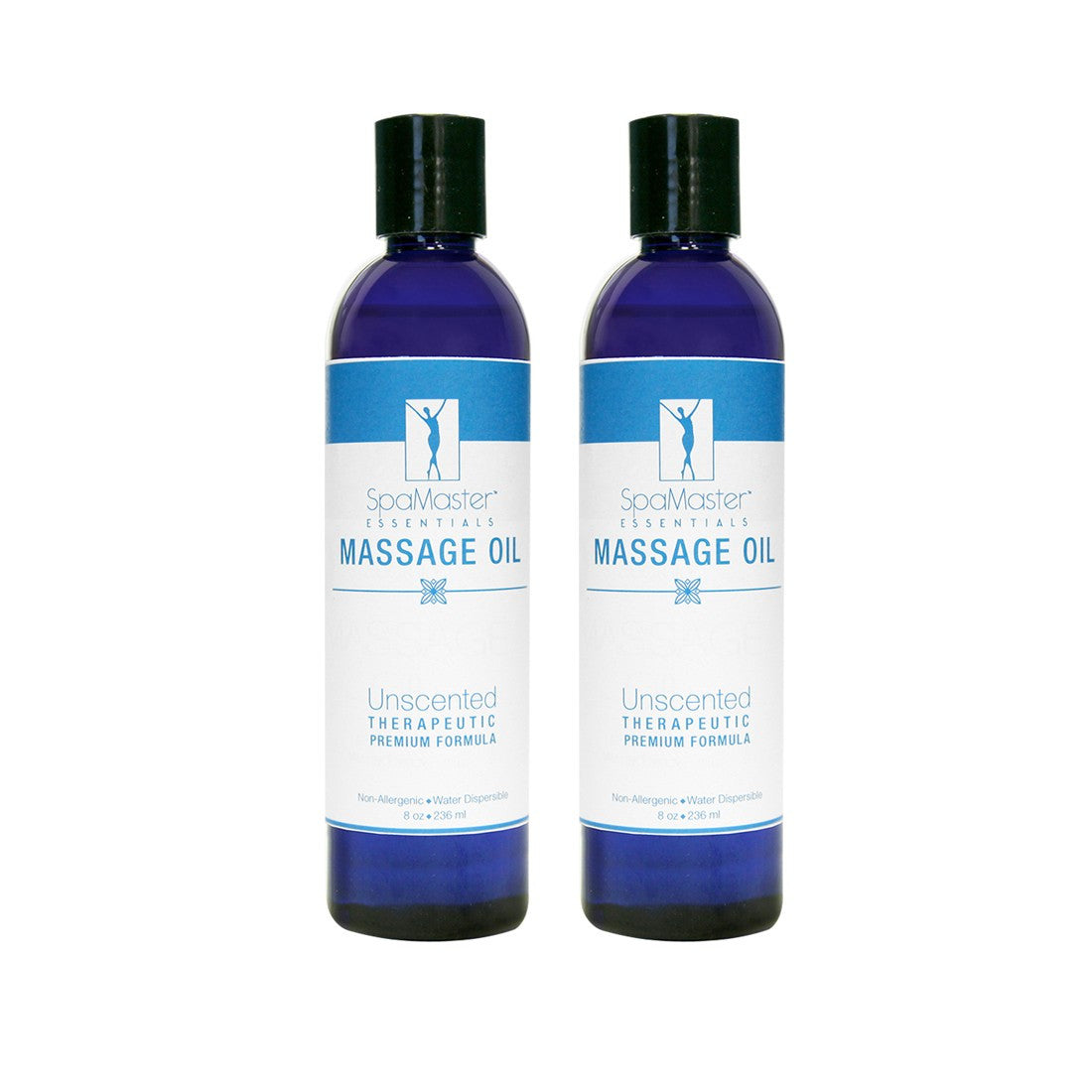 Master Massage - Organic & Unscented Water-Soluble Blend Massage Oil - Choose from 7 Sizes & Quantity Options!