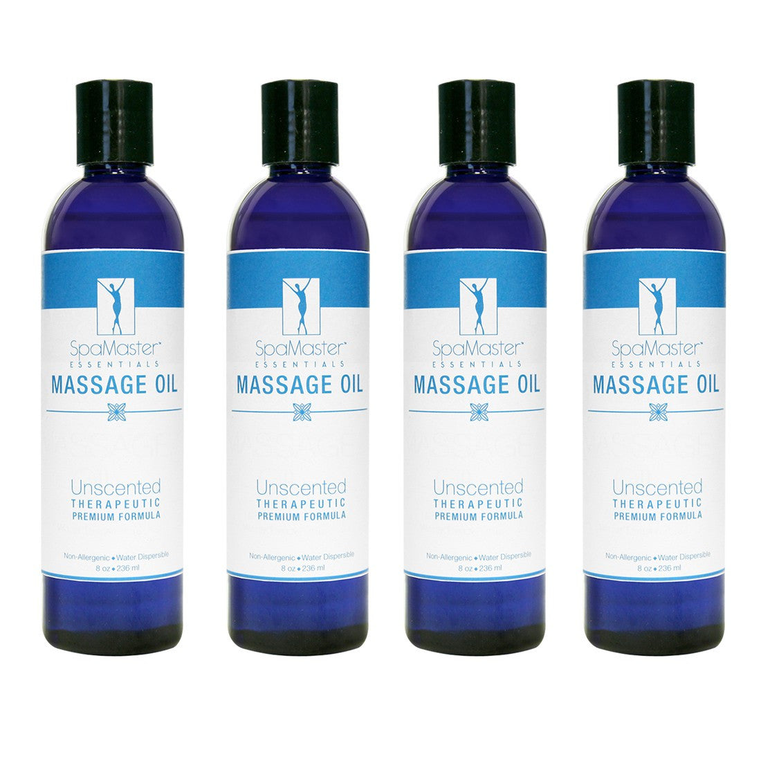 Master Massage - Organic & Unscented Water-Soluble Blend Massage Oil - Choose from 7 Sizes & Quantity Options!